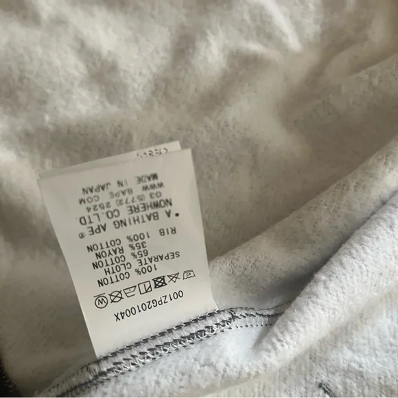 Bape Black Shark Camo Zip WGM Hoodie